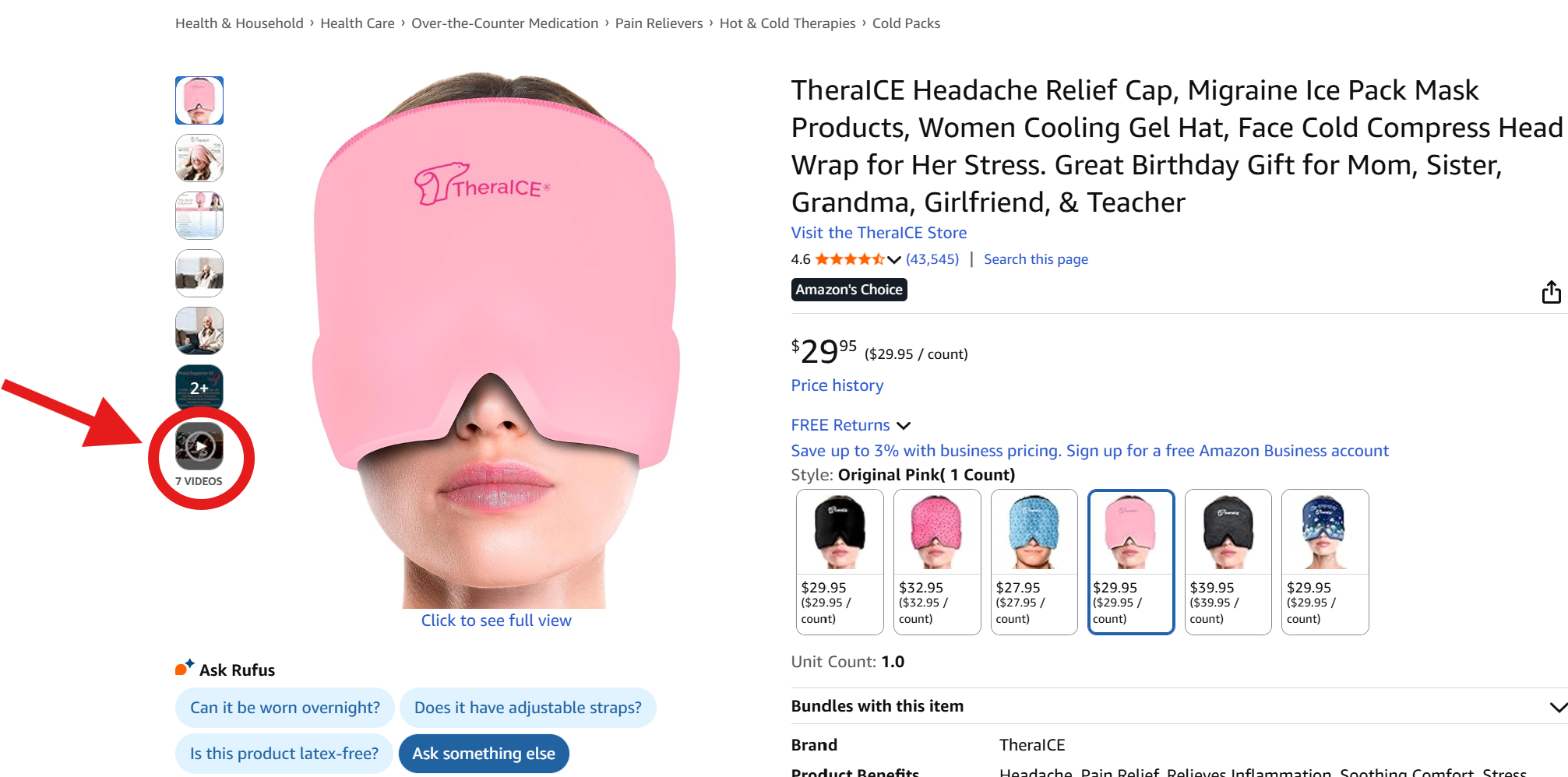 Where shoppers first see shoppable videos on Amazon